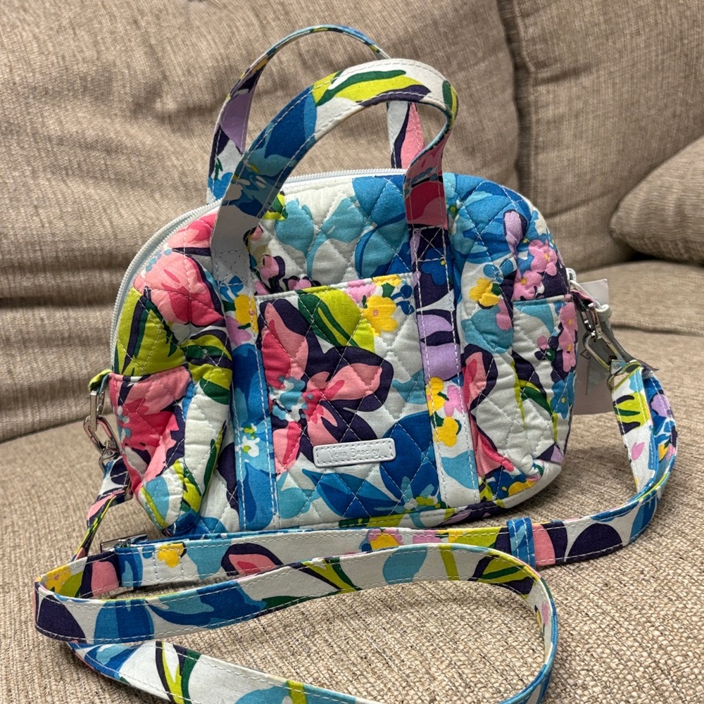 NWT Vera Bradley Floral Quilted Women's Mini satchel